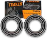 Timken Front Outer Wheel Bearing & Race Set for 1978 GMC K35  wq